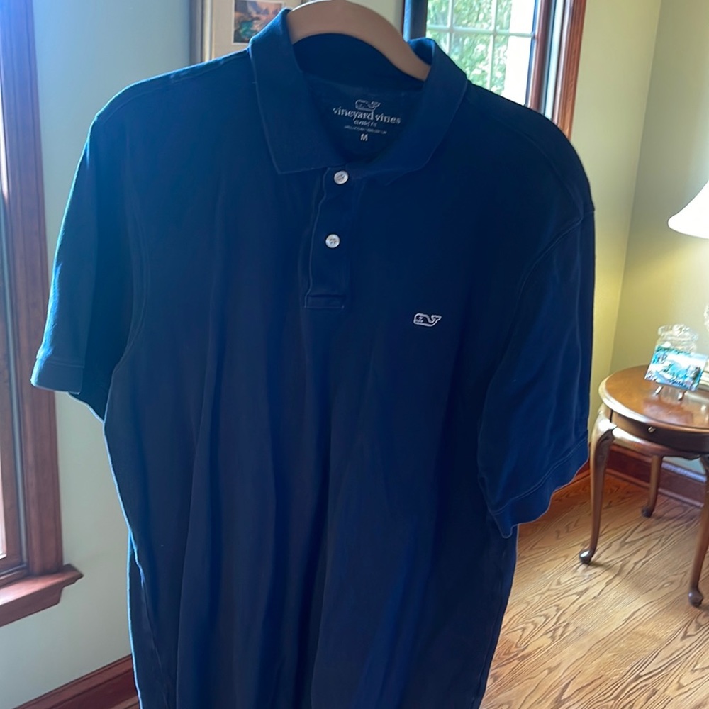 Vineyard Vines blue polo. Size M